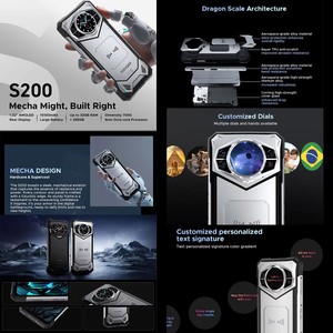 โทรศัพท์มือถือ DOOGEE S200 รุ่นทนทาน 5G ชิปประมวลผล Dimensity 7050 Octa Core หน้าจอ AMOLED 1.32 นิ้ว จอแสดงผลด้านหลัง แรม 12GB+รอม 256GB กล้อง 100MP แบตเตอรี่ 10100mAh รองรับ 5G - Product Image 3