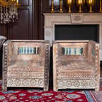 Bancos de Madera Estilo Vintage de la India, Banco de Madera Resistente para el Hogar, Decoración Vintage Combinable - MOQ 1 Contenedor Únicamente - Product Image 3