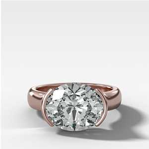 Bague de fiançailles solitaire en or 14 carats avec diamant de laboratoire ovale 3 carats, certifié IGI VVS1 CVD HPHT, bijoux de luxe classiques du fabricant - Product Image 5