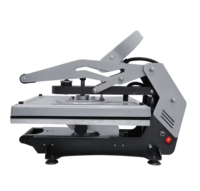 Presse à chaud semi-automatique industrielle 40x50cm 210C 360kg robuste pour l'impression textile par sublimation état neuf