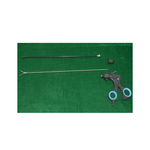 Pinzas de Presión Monopolares Laparoscópicas de 90 Grados, Instrumentos Quirúrgicos Reutilizables de Acero Inoxidable de Mahfooz Instruments - Product Image 1