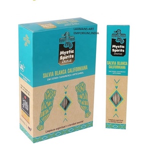 Incienso Aromático Tribal Soul HD Masala White Sage, Paquete de 15g, Hecho a Mano en India - Product Image 1