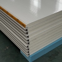 Panneau sandwich isolant pour mur extérieur, économie d'énergie, pour usine de chocolat, chambre froide, entrepôt, résistant au feu, écologique
