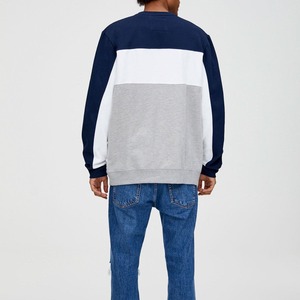 Your Brand Men's Solid Crew Neck <b>Fleece</b> <b>Sweatshirt</b> Regular Fit Cotton Pullover Winter Casual Style Anti-shrink Custom Design OEM - Product Image 4