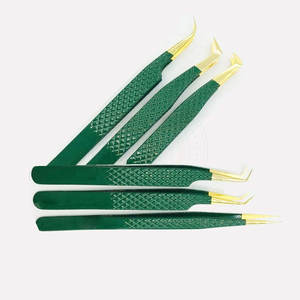 Professional Stainless Steel Eyelash Tweezers Lash Applicator <b>Precision</b> <b>Tool</b> Durable High Quality for Salon Use Reasonable Price - Product Image 4