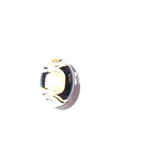 Cabujón de Plástico con Espécimen Real de Cangrejo Ovalado de 12x18 mm sobre Base Plana Negra para Manualidades y Joyería - Product Image 3