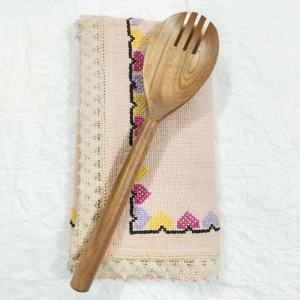 Cuchara de Madera de Acacia Rústica Hecha a Mano, Utensilio de Madera Natural con Mango Largo para Remover, Accesorio de Cocina Ecológico, Herramienta para Bodas - Product Image 2