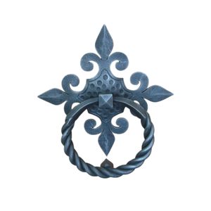 Nuevo Timbre de Puerta de Hierro con Diseño Decorativo en Forma de Flor, Recubierto de Polvo, para Decoración, Regalos, Puertas y Portones de Jardín - Product Image 1