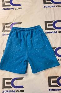 Pantalones Cortos de Moda para Hombre, Estilo Urbano, Cintura Media, con Pedrería, Forro Polar de Algodón, Logotipo Bordado, con Bolsillos - Product Image 4