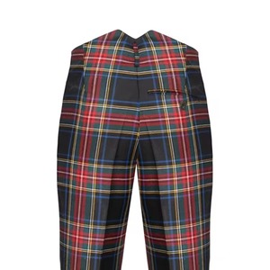 Wholesale Customized <b>Men's</b> Straight Low Waist Casual <b>Tartan</b> <b>Trouser</b> Anti-Wrinkle Breathable Winter OEM/ODM Service - Product Image 2