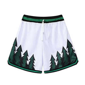 Pantalones Cortos Deportivos de Verano para Correr, Diseño Personalizado con Logotipo, Talla Grande, Malla Transpirable, 100% Algodón, Color Sólido, Sublimación, Pantalones Cortos Lisos al por Mayor - Product Image 1