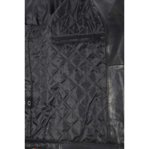 Veste de motard en cuir véritable Napa souple ciré effet rouille antique pour homme, veste de moto vintage avec fermetures éclair YKK - Product Image 6