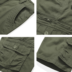 Pantalones Cortos de Golf Deportivos Casuales para Exteriores, Fabricación Profesional, Diseño Sólido, Teñido Liso, Cintura Media - Product Image 5
