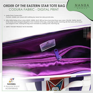 Sac fourre-tout écologique OES en Codura, sac à bandoulière en polyvinyle, broderie |   Fermeture éclair étanche avec emblème OES |   Unisexe Tous - Product Image 4