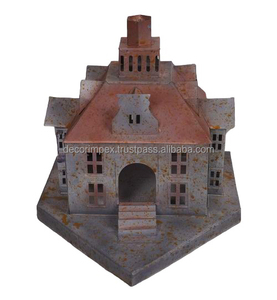 บ้านไร่ขายที่เหล็กหล่อทาสีโบราณมินิเฮ้าส์ธรรมชาติของตกแต่งบ้านของขวัญคริสต์มาสบ้านห้องนั่งเล่น - Product Image 5