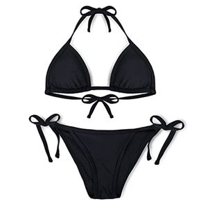 Best Cheap Price Women Plaid Swimming <b>Bikini</b> Set with Front Logo Eco-Friendly & Waterproof Beachwear in Low MOQ Trending Style - Product Image 1
