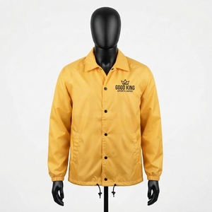 Veste Coach Homme Coupe Ample Légère Tendance Vêtement d'extérieur Personnalisé Sportswear Léger Veste Coach - Product Image 2