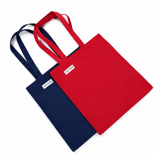 Stylish Letter Pattern Canvas Tote <b>Bag</b> with Rope Handle Fashionable Design for Shopping Use - Product Image 1