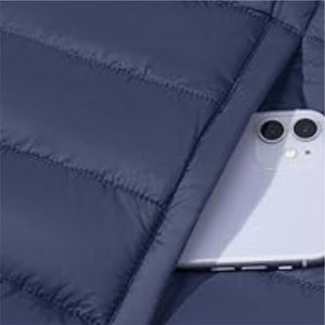 Nouvelle arrivée : veste matelassée bleu marine pour homme, vestes matelassées pour homme, vestes d'hiver pour homme, vêtements streetwear de marque - Product Image 5