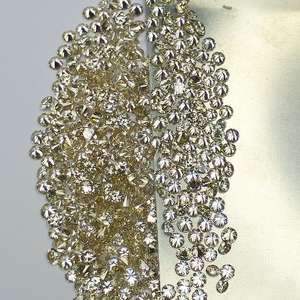 Diamants naturels ronds brillants de haute qualité en gros, pureté SI2 I1 JK, 1,30 mm 1,70 mm, lot de mêlée pour pendentifs et bijoux - Product Image 1