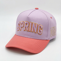 Casquette 5 panneaux personnalisable en gros, faible MOQ, unisexe, classique, profil bas, 100% coton, respirante, imperméable, couleurs personnalisées