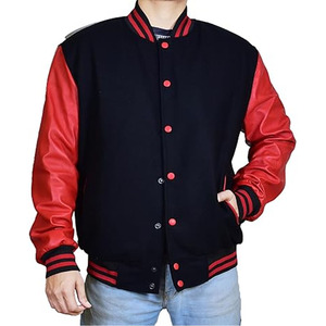 Varsity <b>Jackets</b> Wool Body Genuine Long Sleeves Winter Wear <b>Smart</b> and Stylish Men's <b>Jacket</b> - Product Image 3