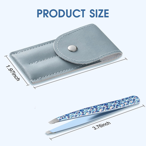 Pinzas de belleza para el cuidado y arreglado de cejas, pinzas profesionales para una experiencia de arreglado suave - Product Image 2