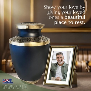 aluminium <b>memorial</b> pot container aluminium tribute pot urn aluminium decorative ash pot aluminium cremation pot <b>vase</b> aluminium - Product Image 5