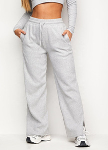 Custom Made Drawstring Waist Adults Girls Elastic Waist Casual Workout Flare <b>Pants</b> New Design Flat Front Style Flared Sweatpants - Product Image 5