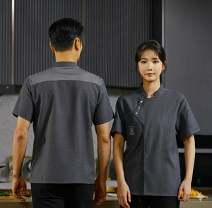 Vestes de Chef pour Hommes, Blouse de Chef, Uniforme d'Hôtel, Uniforme de Pâtissier, Uniforme de Restaurant Japonais, Uniformes de Chef, Uniforme de Cuisine - Product Image 5