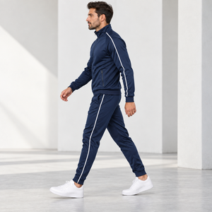 Chándal Deportivo Personalizable Midnight Core Unisex con Cremallera Completa, de Poliéster, para Equipos, con Opciones de Logotipo y Bolsillos Laterales - Product Image 4