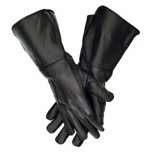 Customized Design Comfortable Opera Length Winter Warm Sheepskin Kids Leather Gloves - Product Image 1