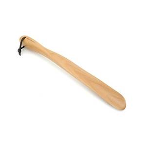 Chausse-pied en bois fait main avec long manche pour seniors - Style ange écologique finition lisse - Product Image 1