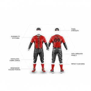 Personalized Embroidery Baseball Team Name Uniform Jersey And Pants Breathable Athletic Clothing Clubs Schools Quality Uniform - Product Image 2
