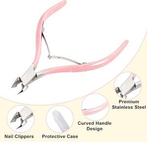 Cortacutículas de Acero Inoxidable de Alta Calidad para Manicura y Pedicura, Alicates para Uñas Encarnadas para Dedos - Product Image 3