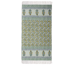 Alfombra Bohemia Delgada de Pelo Corto, Antideslizante, Ecológica, Hecha a Mano en Rajasthan con Algodón Reciclado para Sala de Estar - Product Image 6