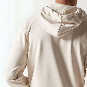 Sweat à capuche en coton molletonné surdimensionné pour homme, personnalisé, entièrement zippé, imprimé, respirant, idéal pour l'hiver, à prix abordable - Product Image 5