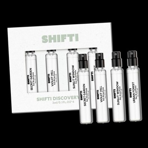 Mini fragancias SHIFTI, set de descubrimiento de belleza coreana K-Beauty, 3ml 4 piezas EDP, hechas en Corea, perfume en frasco con caja. - Product Image 1