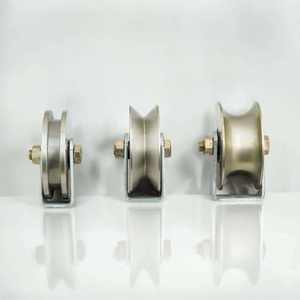 Roulettes de remplacement en acier inoxydable pour porte coulissante moderne, fenêtre et garage – Composants de quincaillerie durables et à roulement fluide - Product Image 2