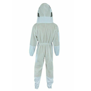 New Arrival 2026 Professional Full Body Beekeeping <b>Suit</b> 3-Layer Mesh Ventilated with Fencing Veil Gloves 8 Pockets Double Zipper - Product Image 3