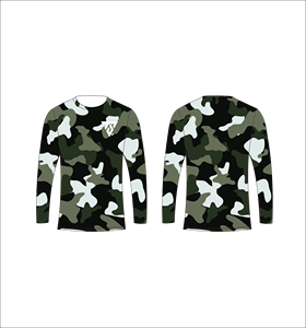 Men's Logo Camouflage Long Sleeve T Shirt <b>Camo</b> Print Crew Neck Tactical <b>Top</b> Outdoor Sportswear <b>Camo</b> Full Sleeve Tee - Product Image 1