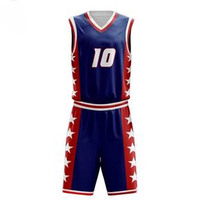 Ensemble de maillots de basket-ball réversibles de haute qualité personnalisés pour jeunes, avec logo imprimé par sublimation, uniformes personnalisés avec nom, ensemble de basket-ball OEM ODM - Product Image 3