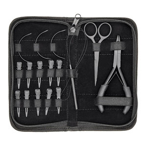 Kit Profesional de Extensiones de Cabello de Acero Inoxidable a Prueba de Agua, Juego Completo de Herramientas de Micro Anclaje para Uso en el Hogar y en Salones de Belleza, Duradero y Reutilizable - Product Image 1