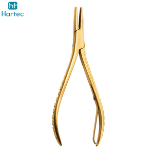 Pince à micro-anneaux pour extensions capillaires en acier inoxydable, outil professionnel de pose et de retrait de perles, prix de gros pour salons - Product Image 2
