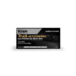 Accessoires pour camions Amato Automotive, boîte à mouchoirs écologique noire/grise, porte-mouchoirs ECOCURVE - Product Image 2
