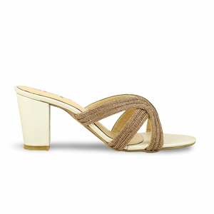 Pantoufle de fantaisie d'or pour des femmes - Product Image 4