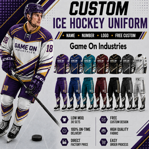 Private Lable Wholesale Rate Custom Made Full Sublimated Team Wear Low MOQ Factory Direct OEM ODM Service Ice Hockey Uniform  - Product Image 5