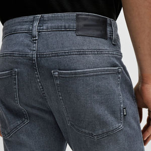 Nuevo Diseño de Marca, Jeans Rectos para Hombre, Estilo Retro, Desgarrados, Transpirables, 100% Algodón, Elásticos, Estilo Urbano, Acabado Lavado - Product Image 5