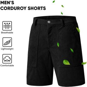Short en Velours Côtelé de Coupe Classique pour Homme, Style High Street, Stretch, Léger, avec Poches XS, XXS, 2XL, 9 Pouces, 2025 - Product Image 5