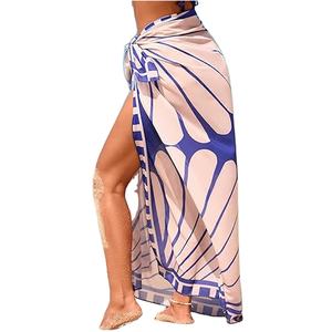 Pareo de Playa para Mujer al por Mayor, Sarong de Secado Rápido, de Algodón Estampado, con Logotipo Personalizado, Precio Directo de Fábrica - Product Image 3